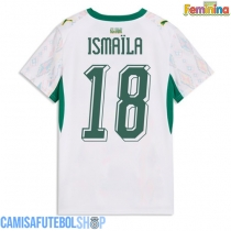 Camisa de time de futebol Senegal Ismaila Sarr #18 Replicas 1º Equipamento Feminina Mundo 2026 Manga Curta